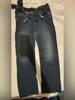Lucky Brand Woman’s Dark Indigo Straight Jeans Size 8